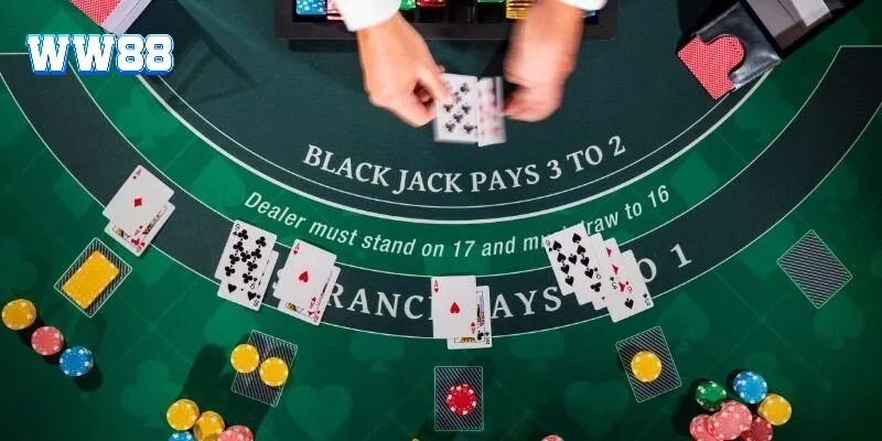 Blackjack WW88 là game bài được nhiều người tham gia chơi